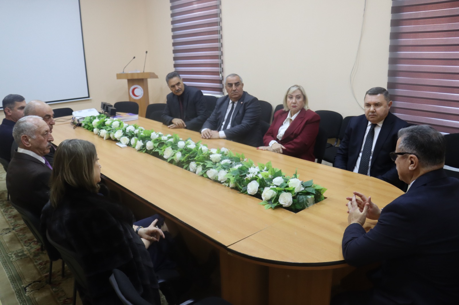  The President of the Azerbaijan Red Crescent Society, Dr. Novruz Aslanov, held a meeting with regional coordinators